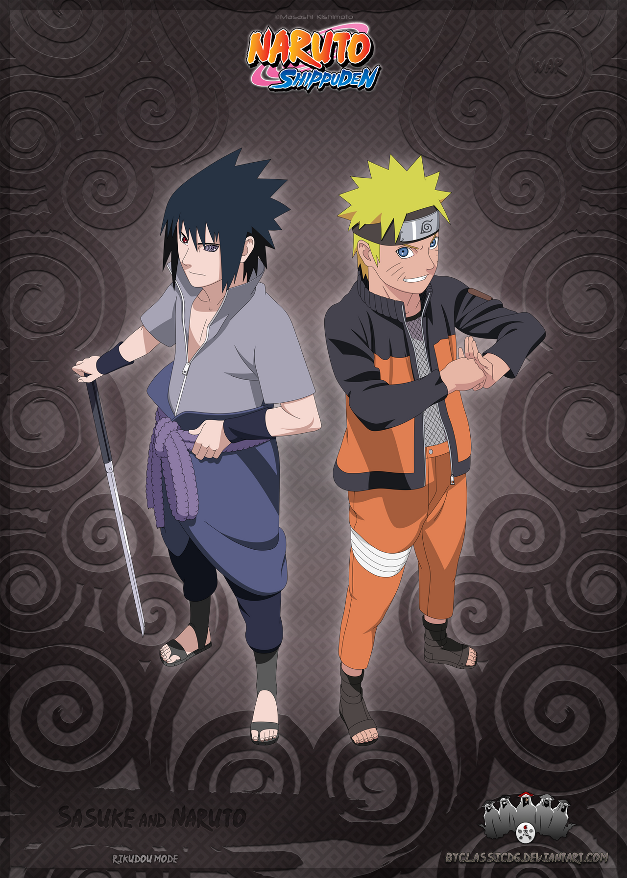Naruto classico  Naruto dan sasuke, Naruto uzumaki, Naruto
