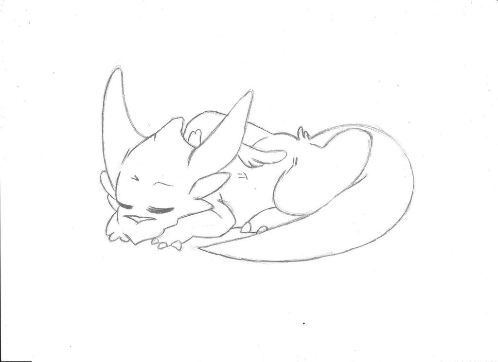 Chibi-suke sleeping