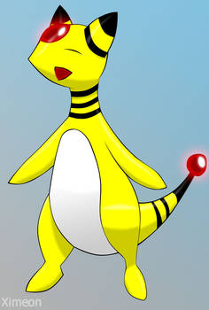 Ampharos shading and lighting