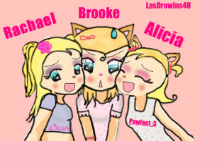 Lps Popular Rachael , Brooke and Alicia