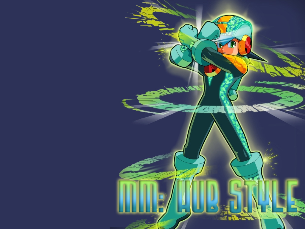 Wallpaper - MegaMan Hub Style