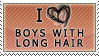 Boys with long hair - stamp by Kocurzyca