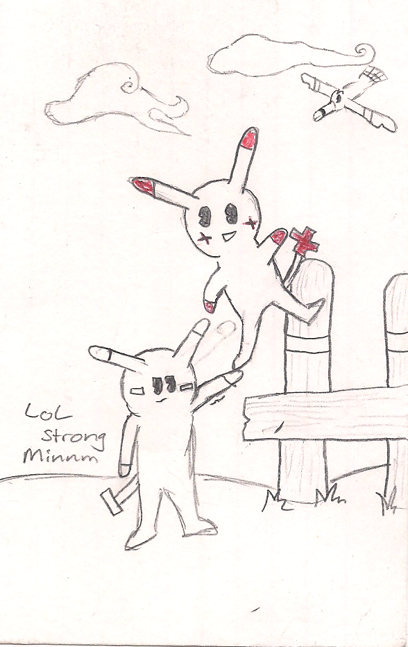 John as Minun and Austin as Plusle