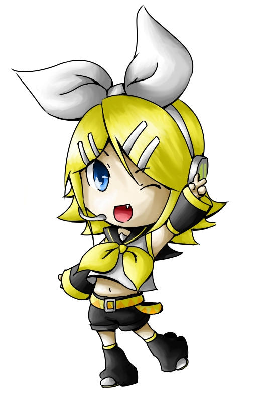 Chibi Rin Fanarrt Rin Chibi Sticker Design by Zakuri on DeviantArt