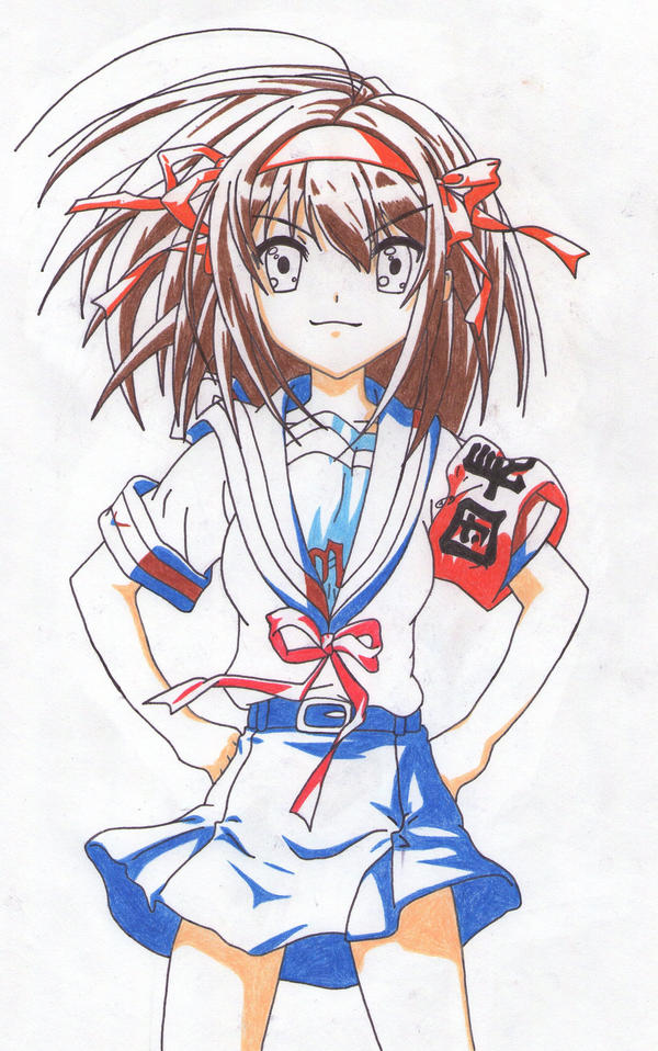 Haruhi Suzumiya Block Version by craincat on DeviantArt