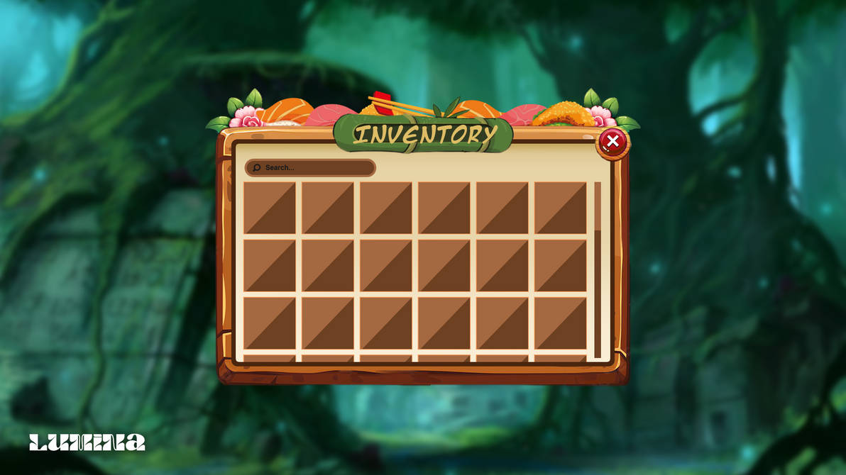 Creative Inventory Menu Inventory UI by luminadesign on DeviantArt