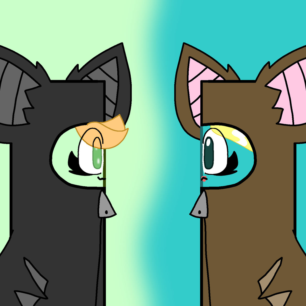 Two Bats by yan0312 on DeviantArt