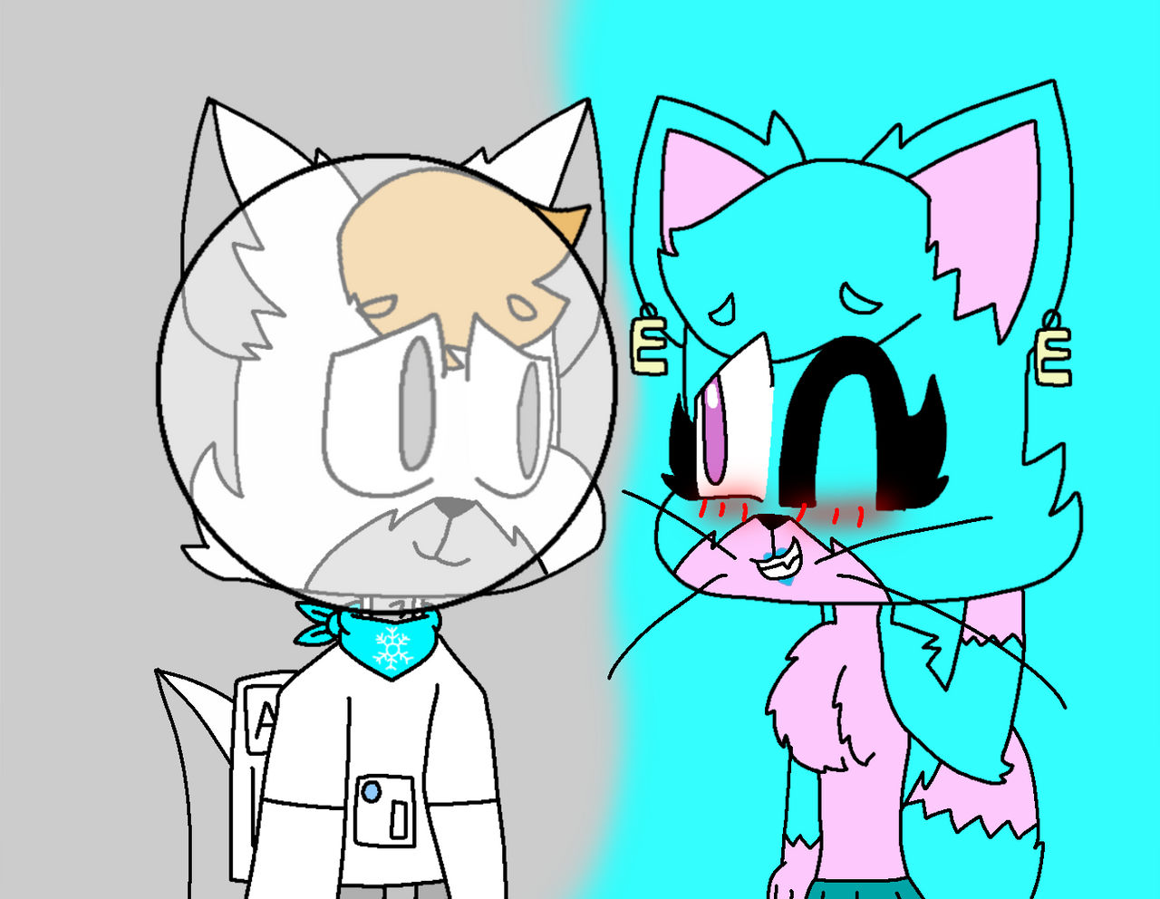 Uppercase A x Uppercase E by yan0312 on DeviantArt