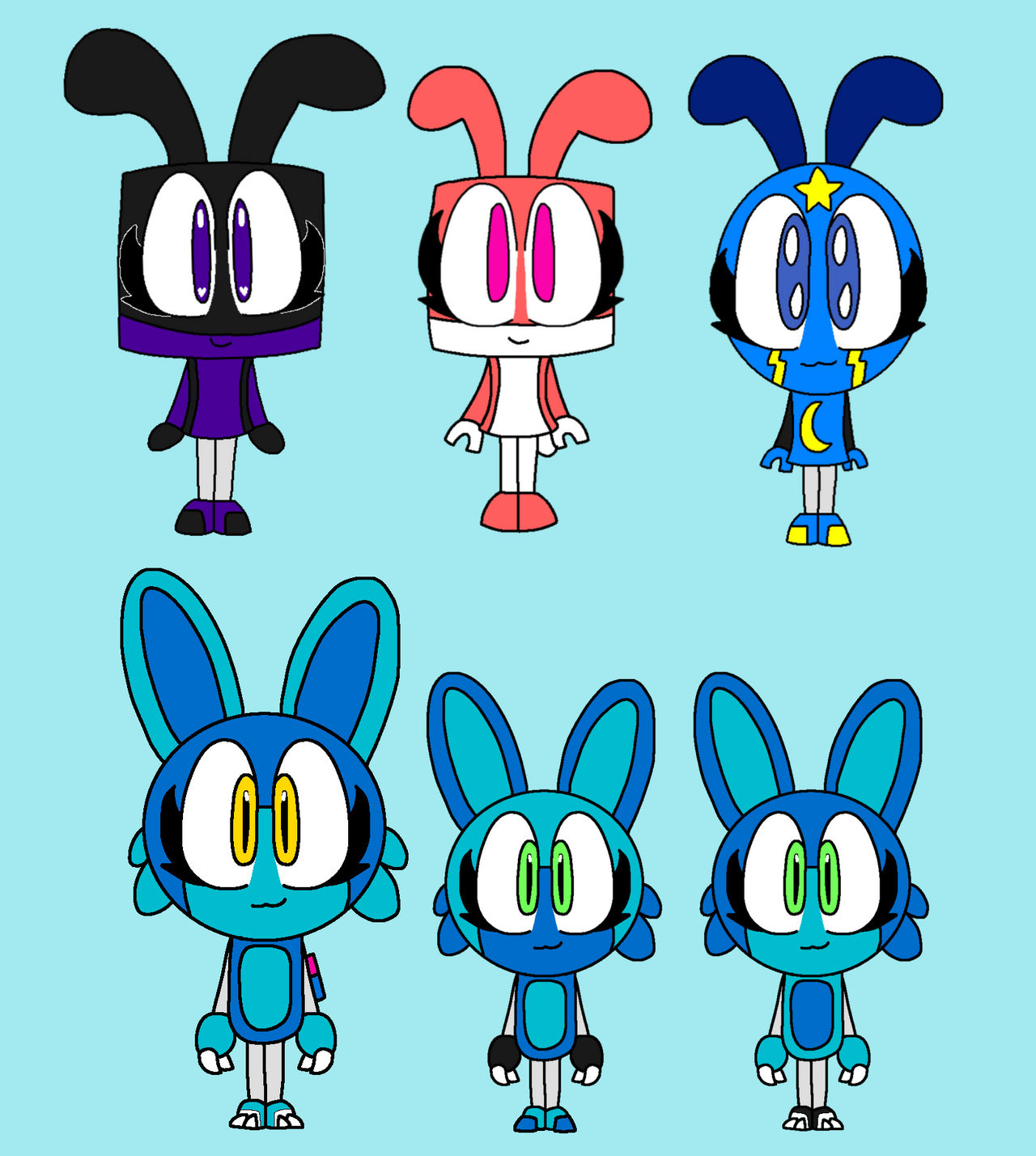Mixels Animal Deviantart 6 Mixels Rabbits Girls by yan0312 on DeviantArt