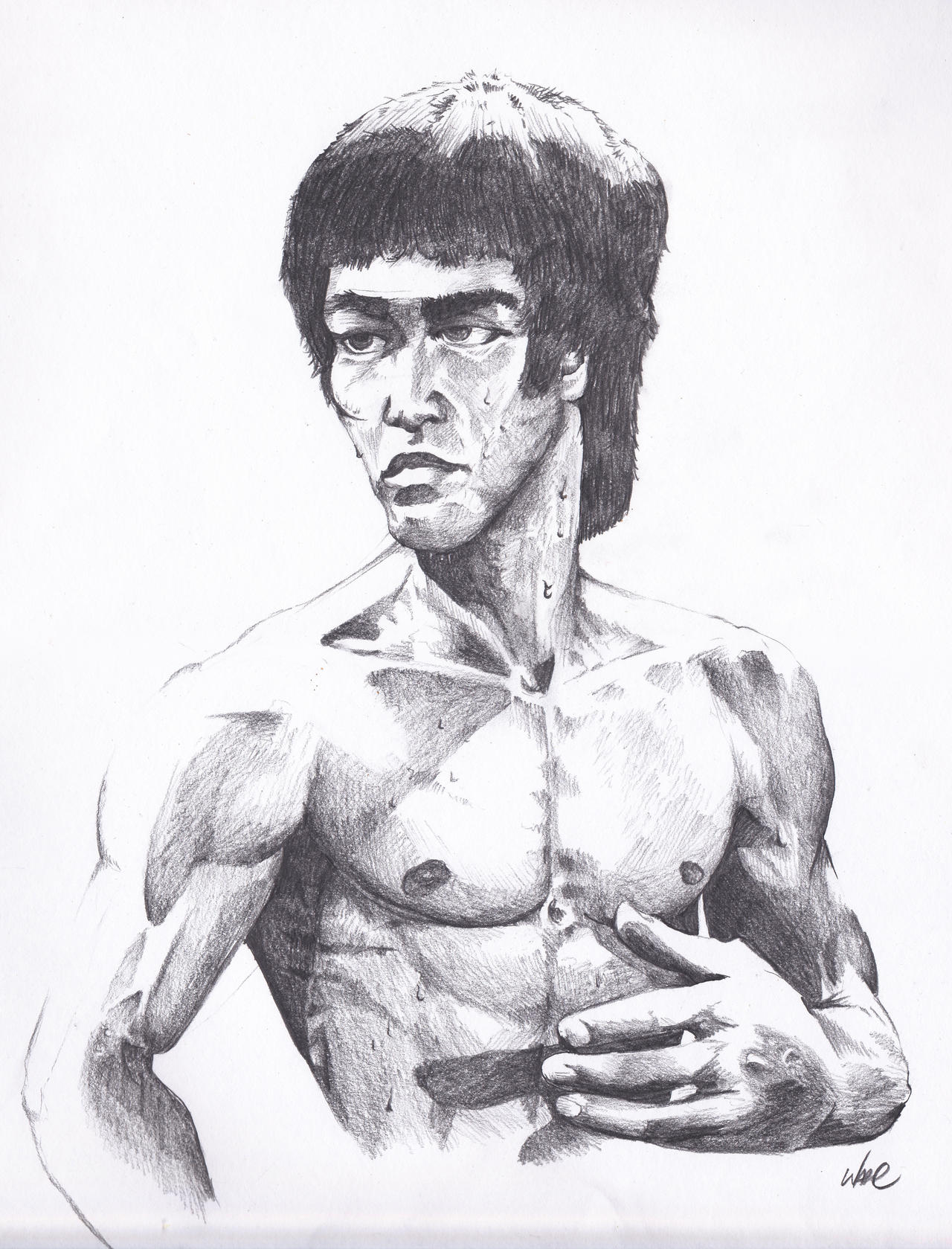Drawing Bruce Lee 