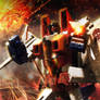 Starscream Attacks Transformers Wallpaper