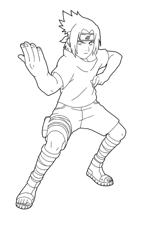 Sasuke Line Trace sasuke line art by saku-hatake on DeviantArt
