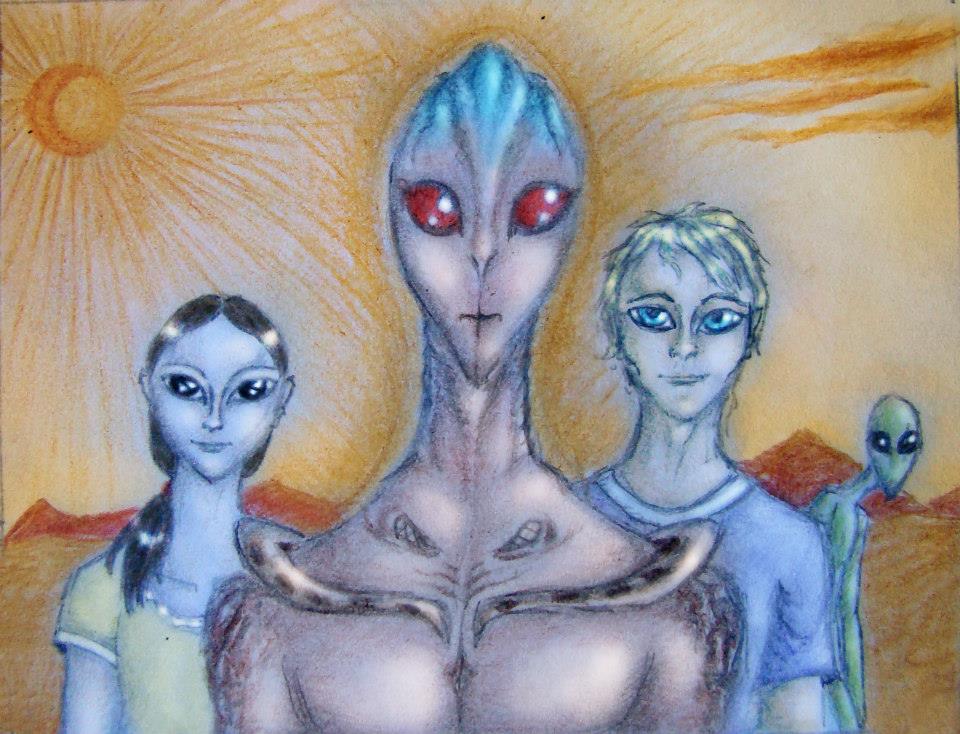 alien with alien hybrids
