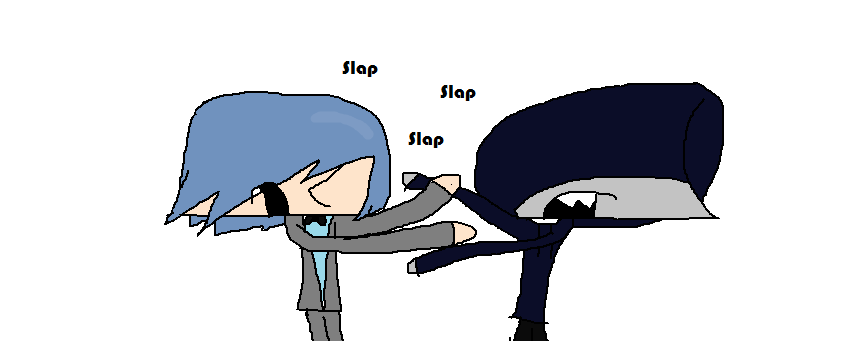 Slappy Fight (art trade with xXSilent-PainXx)