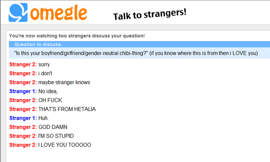 Omegle Chat Free.