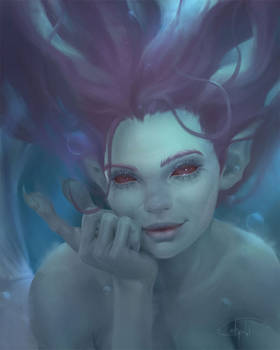 Mermaid underwater