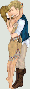 Pocahontas and John Smith