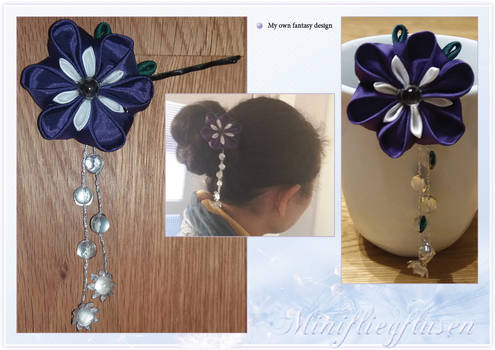 Violet Fantasy Kanzashi