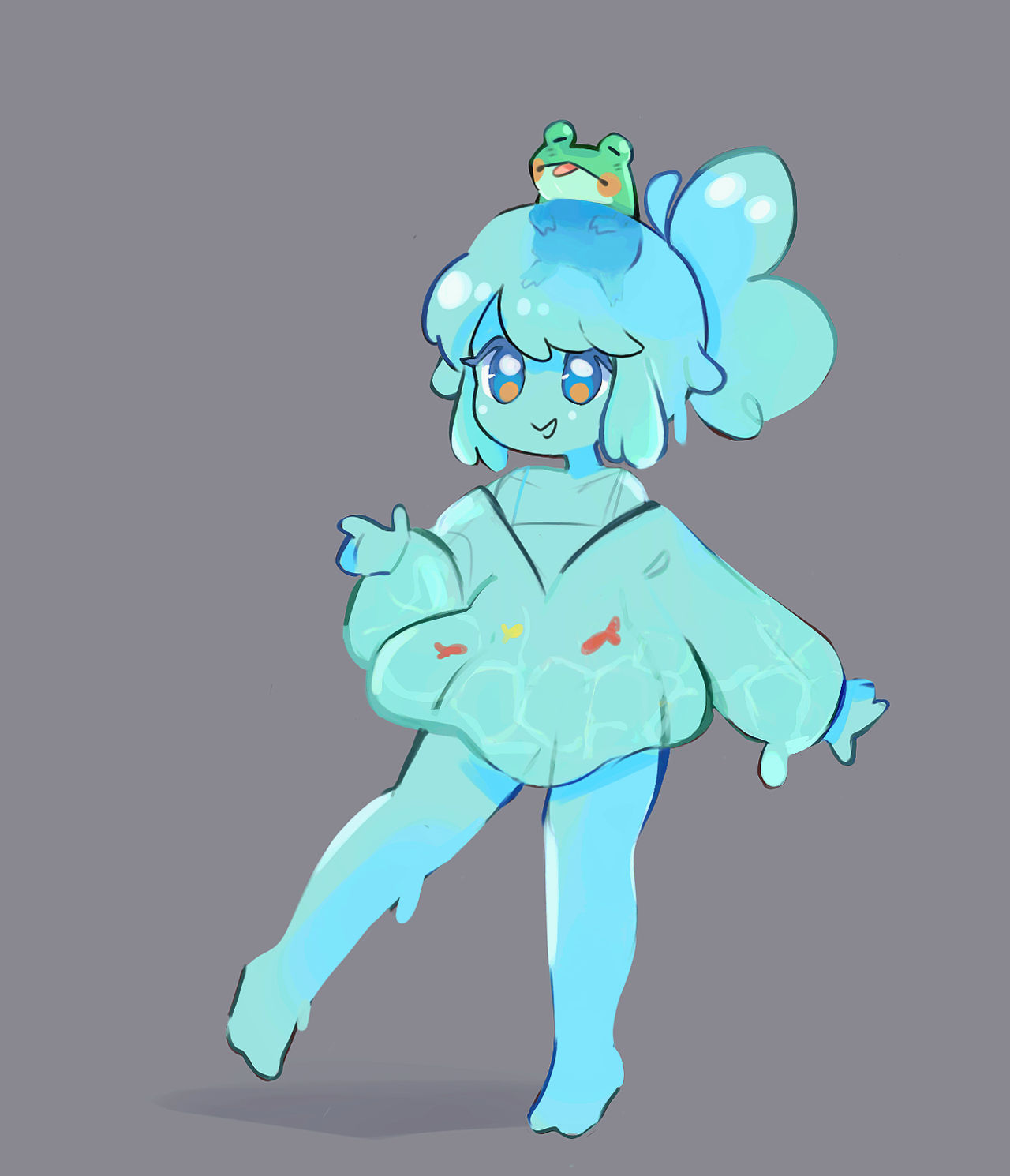Girl In Slime Pool water slime girl by meowing-ghost on DeviantArt