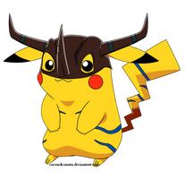 Greymon + Pikachu