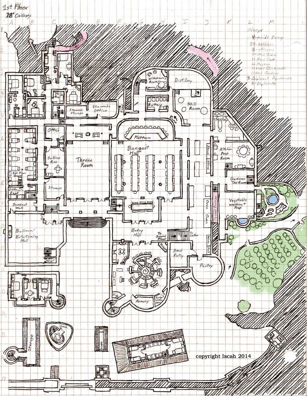 Pinnacle Castle 1st Floor Layout by KayIscah on DeviantArt