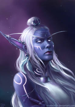 Nightborne Priestess Commission by x-Celebril-x