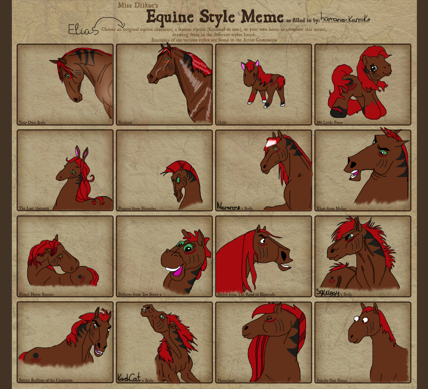 Equine style meme