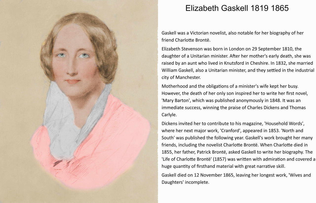 Ed Gaskell Elizabeth-Gaskell by peg6 on DeviantArt