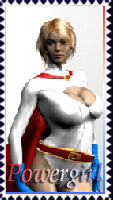 Powergirl Stamp