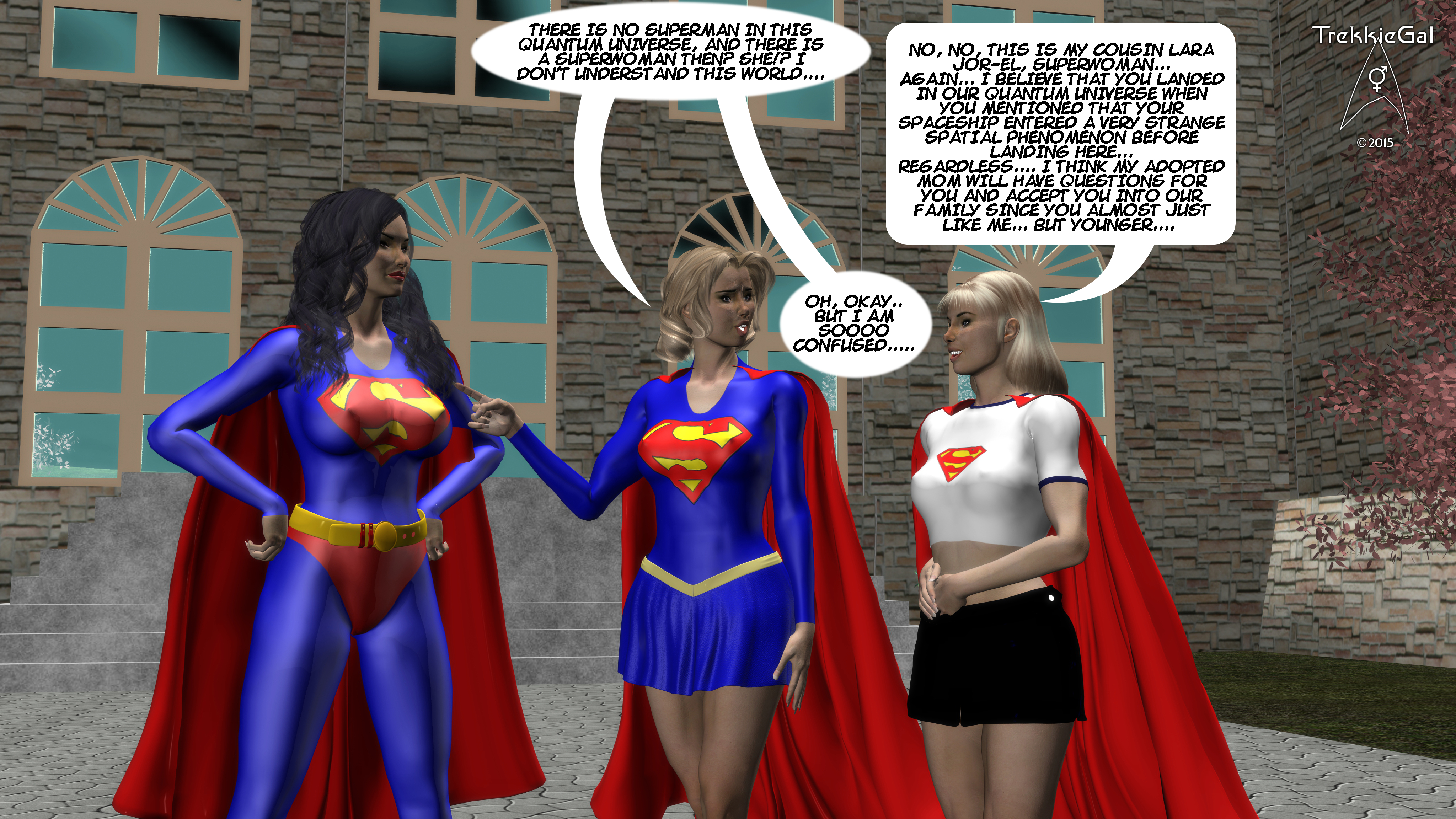 Superwoman and Supergirls