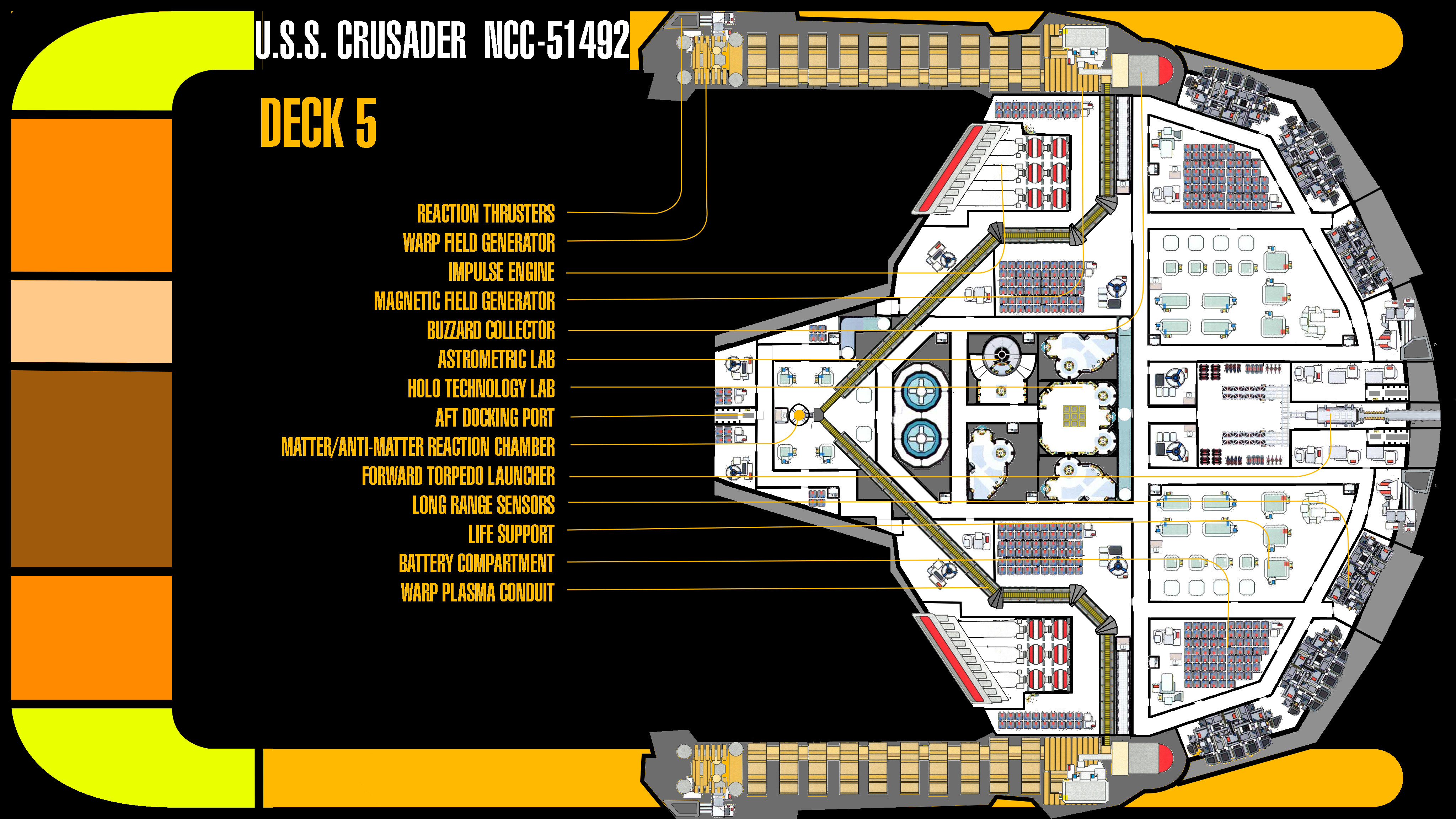 U S S Crusader Deck 5 Plans By Trekkiegal On Deviantart U S S Crusader Deck 5 Plans By Trekkiegal On Deviantart