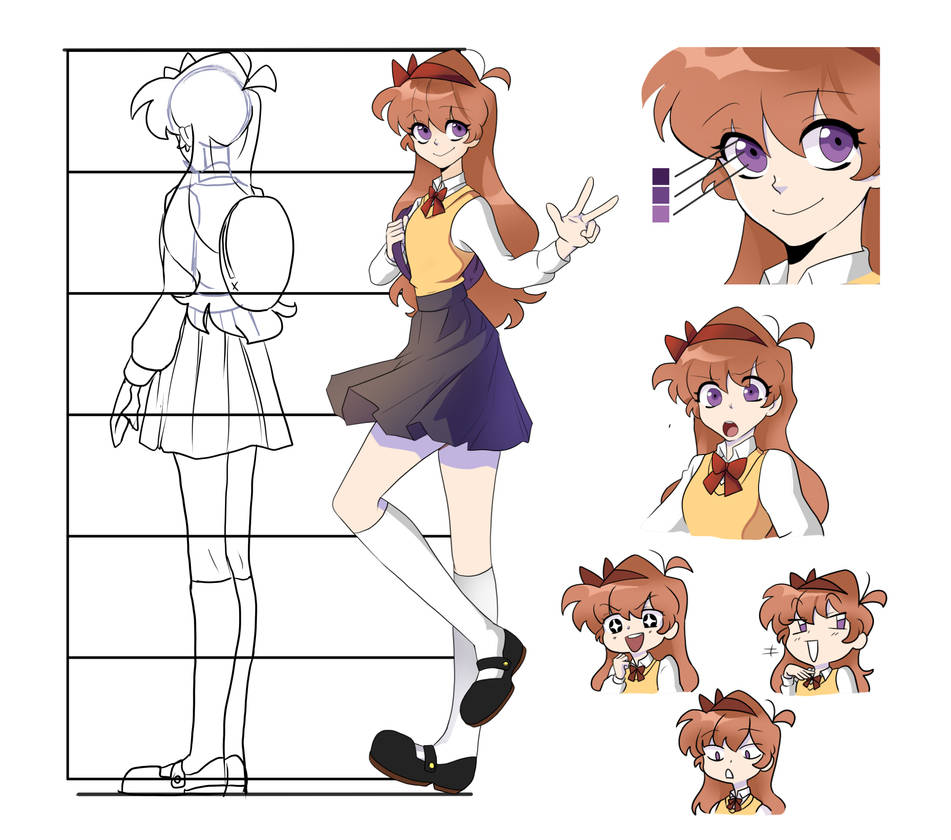 Character Reference Step Back Character Reference Sheet by artistalyway on DeviantArt