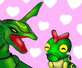 Rayquaza and his son