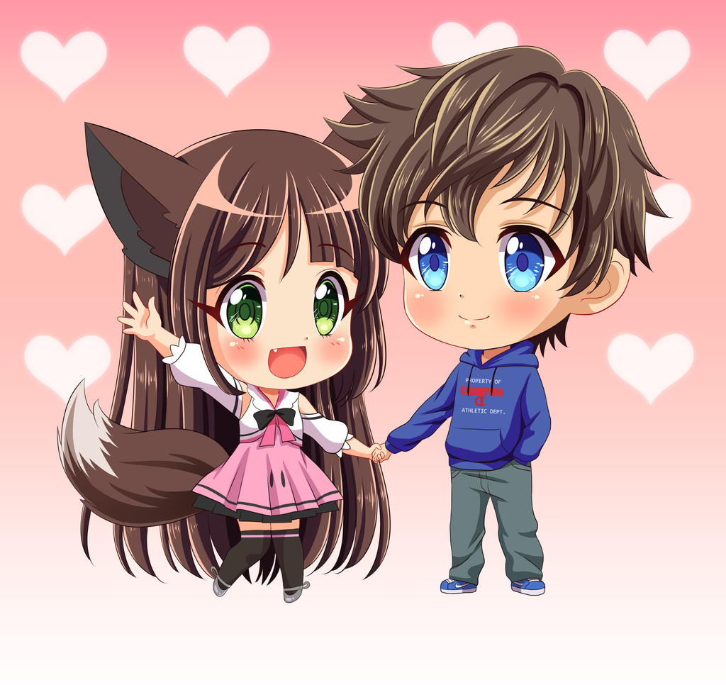 Chibi Pareja (COMMISSION) by KARIS-coba on DeviantArt Chibi Pareja (COMMISSION) by KARIS-coba on DeviantArt