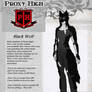 Proxy High Staff - Black Wolf