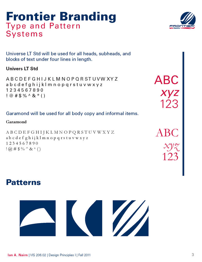 Frontier Design Pattern Frontier Branding - Type and Pattern Systems by Jollyrogersbones on ...