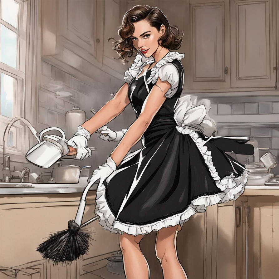 Frilly French Maid Short Black Dress By 2024Darwin On DeviantArt frilly-french-maid-short-black-dress-by-2024darwin-on-deviantart