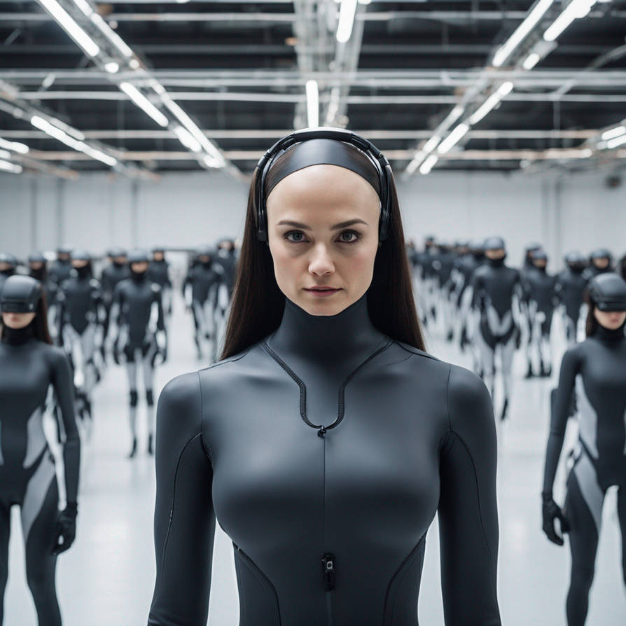 Female drone production facility, drones are bald by 2024Darwin on ...