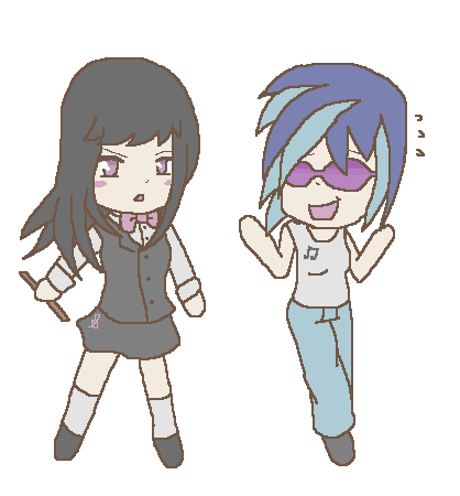 VinylxTavi humanized chibi