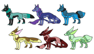 Themed Canine Adoptables ( 4/6 Open ) by GunieaPig-Adopts