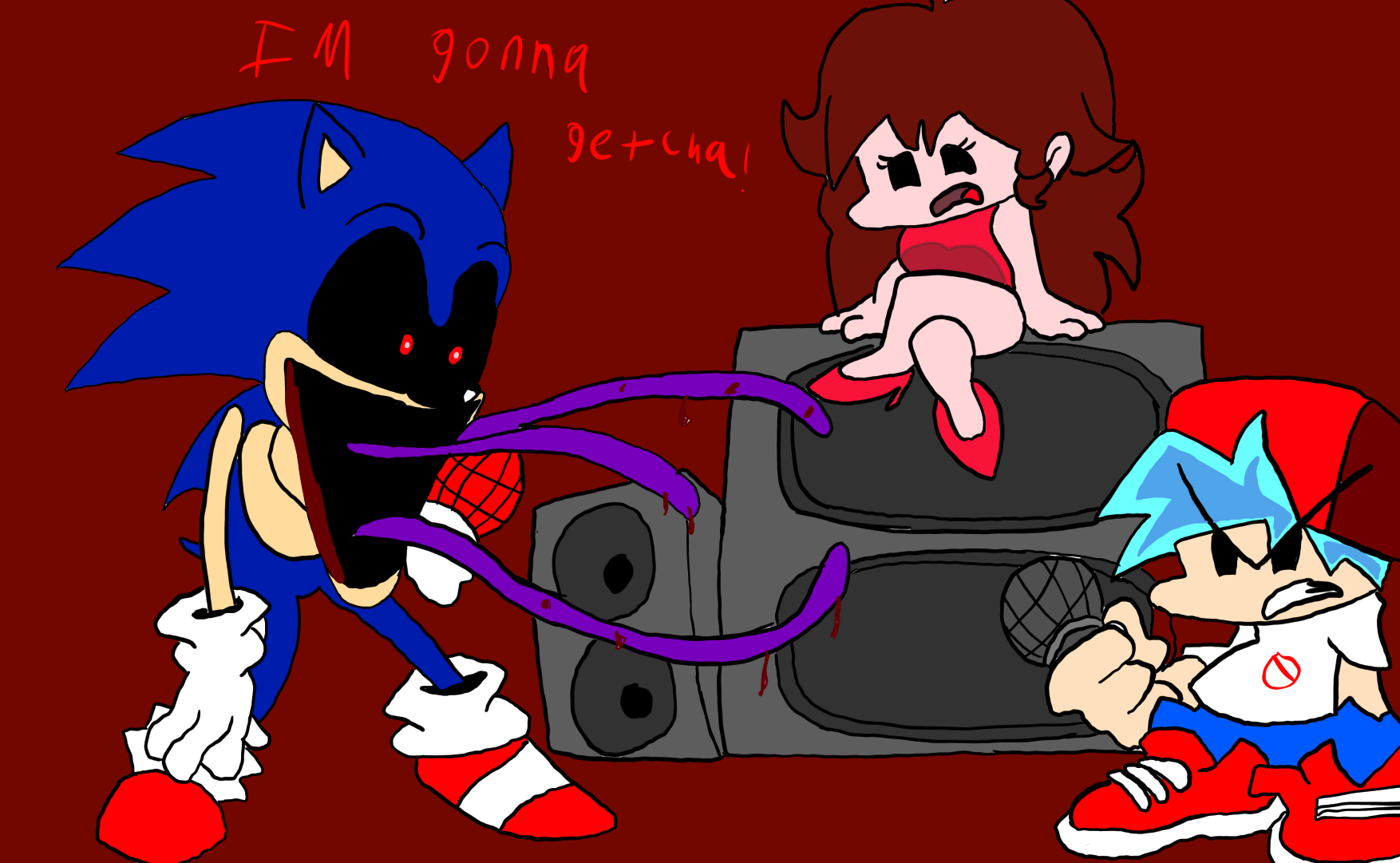 Sonic.exe fnf test part 1 by evgeniimurin on DeviantArt