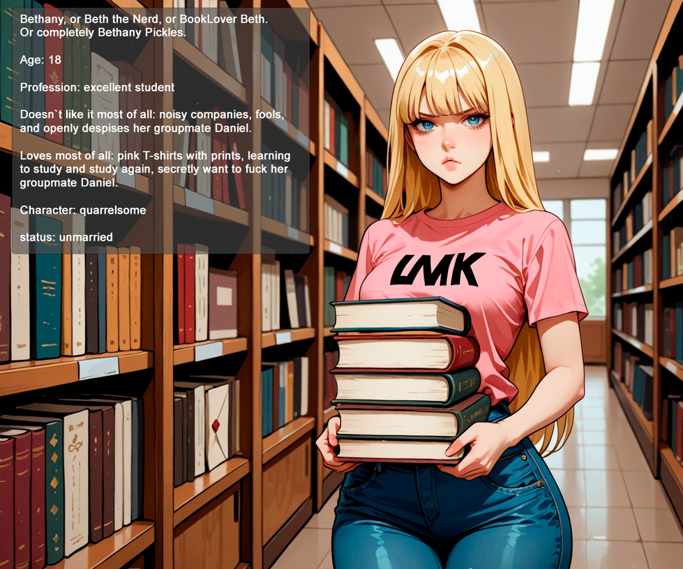 New libraryman Bethany Pickles BIO by troat301186 on DeviantArt