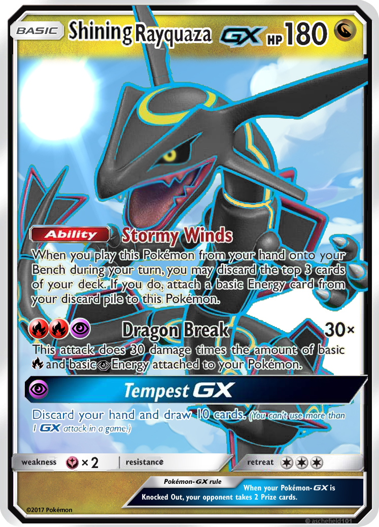 Pokemon Rayquaza GX 7