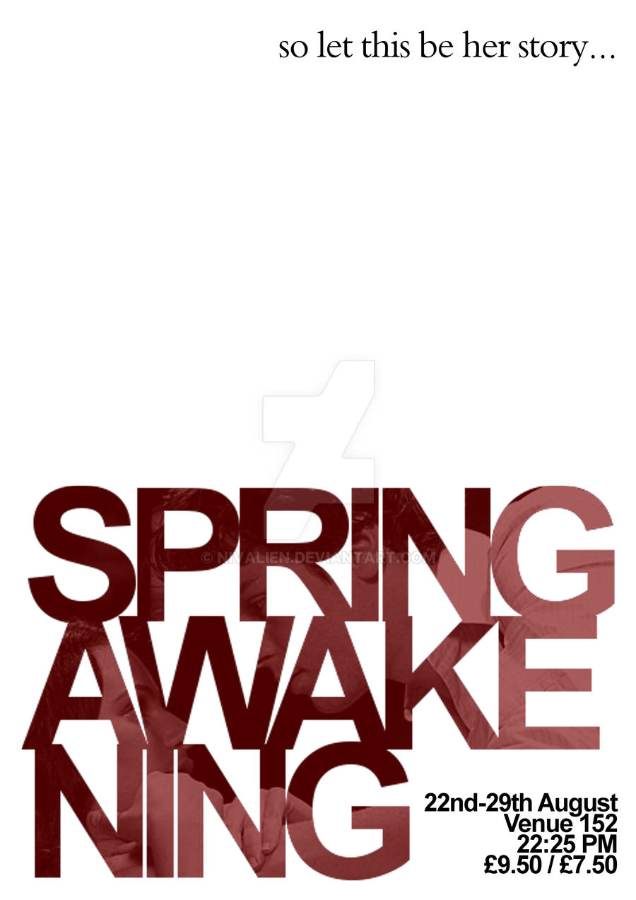Spring Awakening - Poster Concept by nivalien on DeviantArt