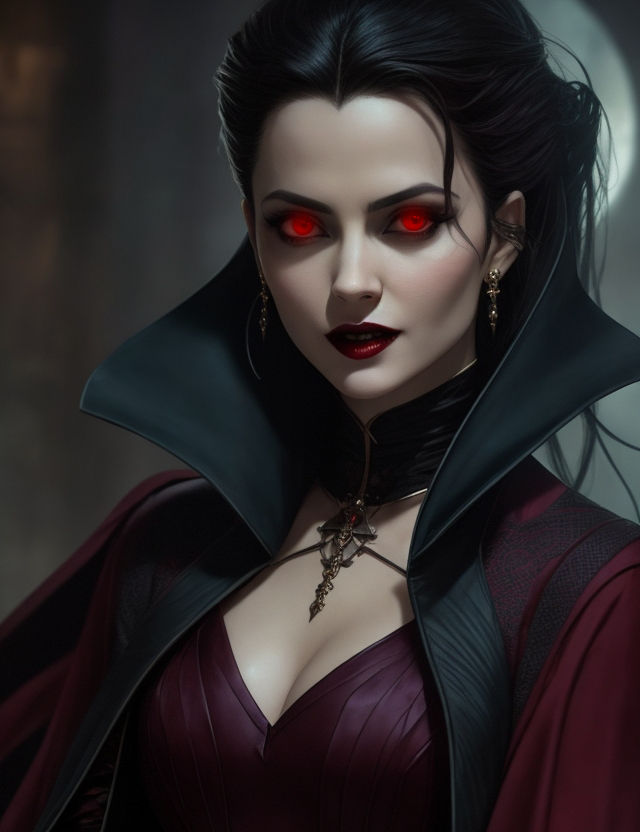 Talia AlGhul vampire by tumkiw on DeviantArt