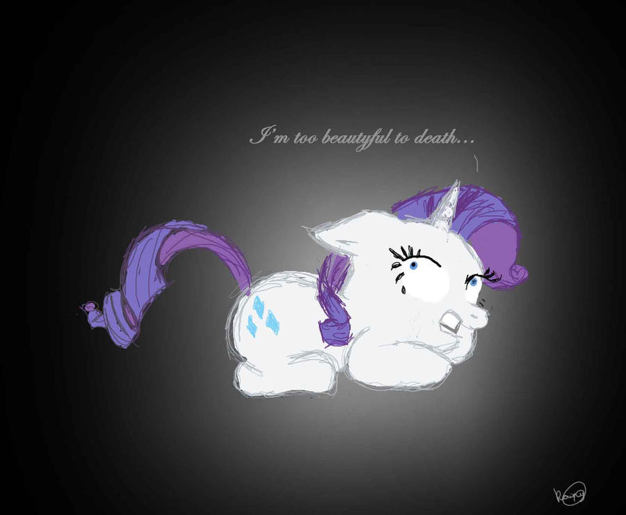 Scared Rarity by SonicRainboomX on DeviantArt