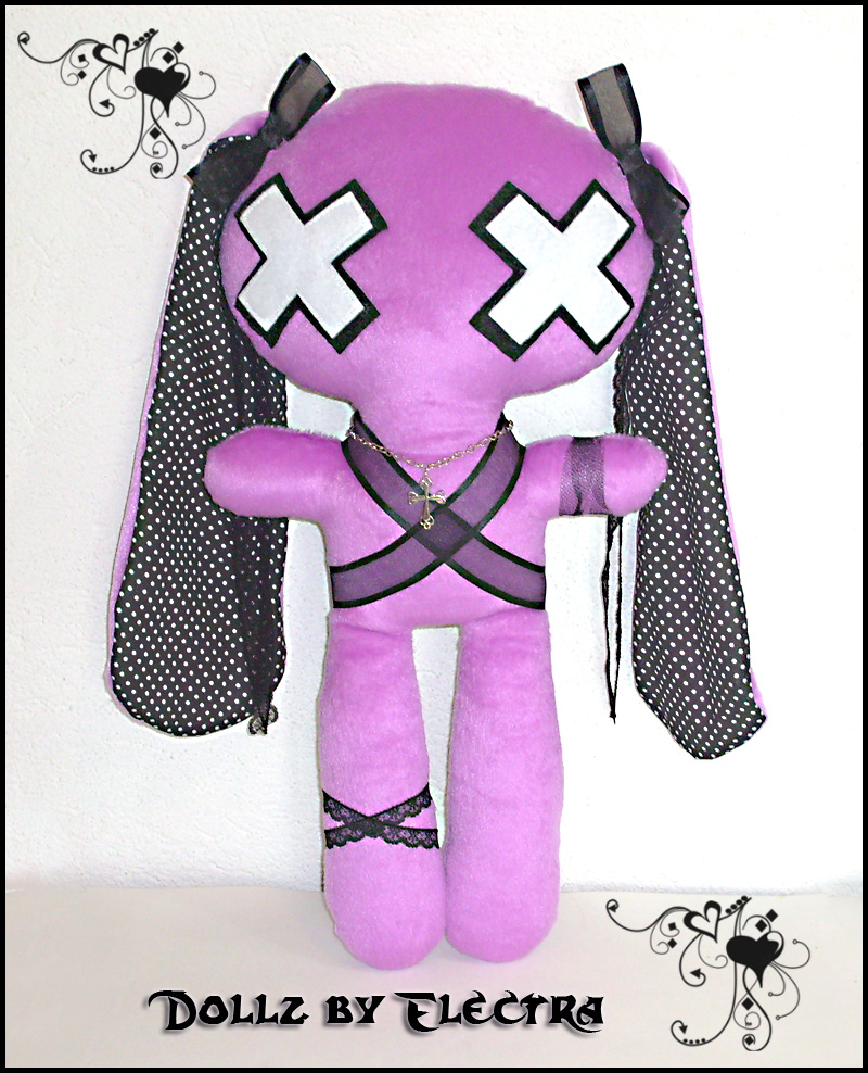 Gothic Purple Bunny