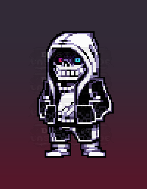 Dusttale - Sans battle sprite (animated) by sotwound on DeviantArt