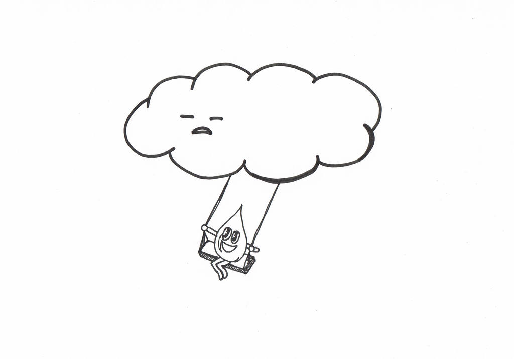 Grumpy Cloud Drawing happy raindrop and grumpy cloud by happy-raindrop on DeviantArt