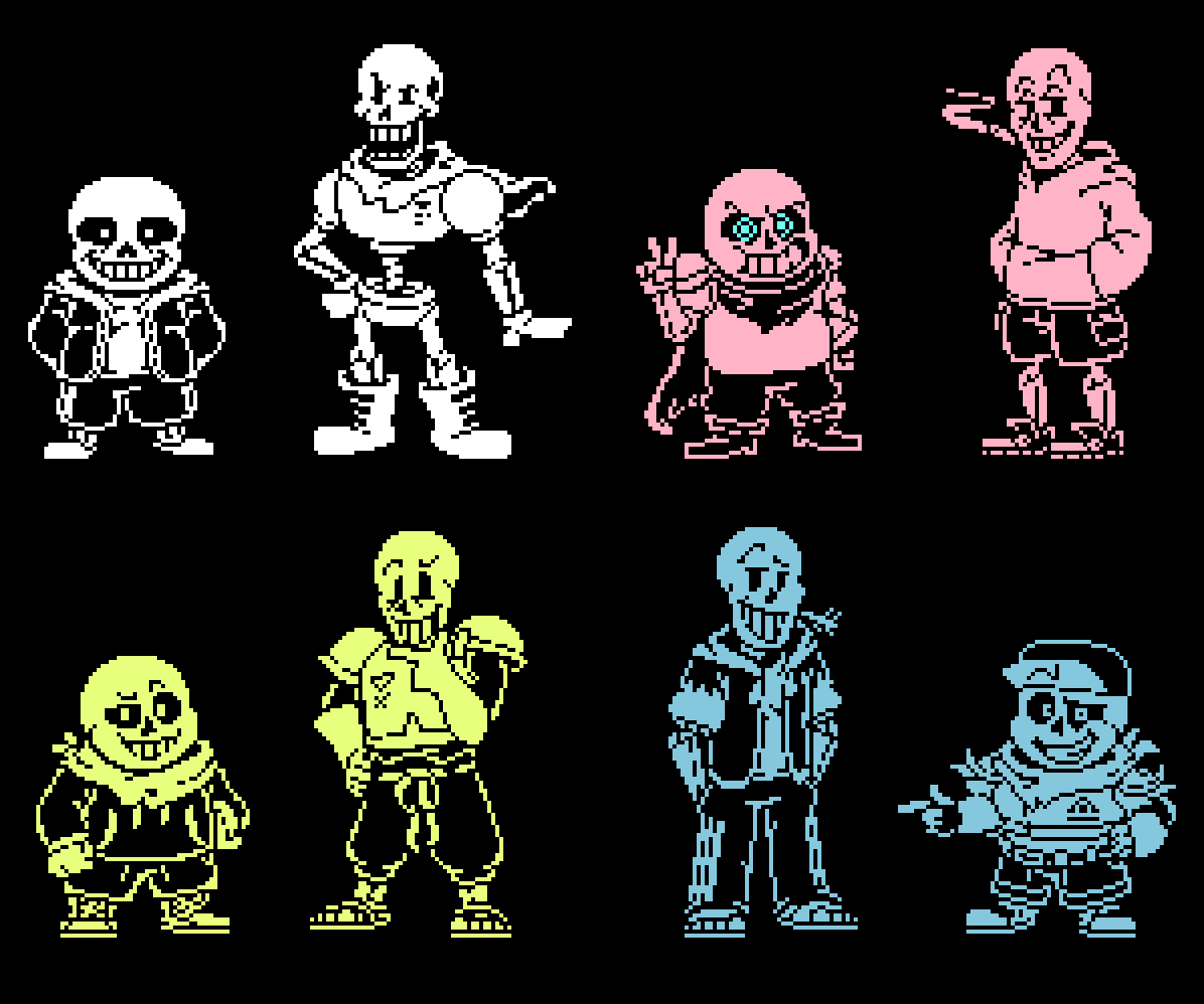 Swapswap!Sans battle sprite : r/Undertale